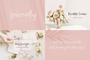 The Wedding Font Bundle