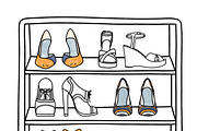 100+ Shoe Stamps for Procreate, a Brush Add-On by SketchQueen (Thumbnail 3 of 5)