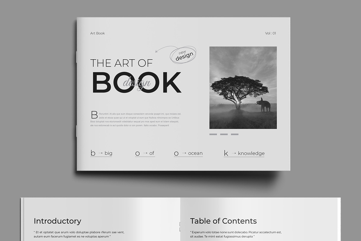 Modern Art Book Template, a Brochure Template by MightyDesign (Photo 2 of 9)