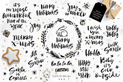Christmas Clip Art & Lettering, a Decorative Illustration by kite-kit (Thumbnail 5 of 10)