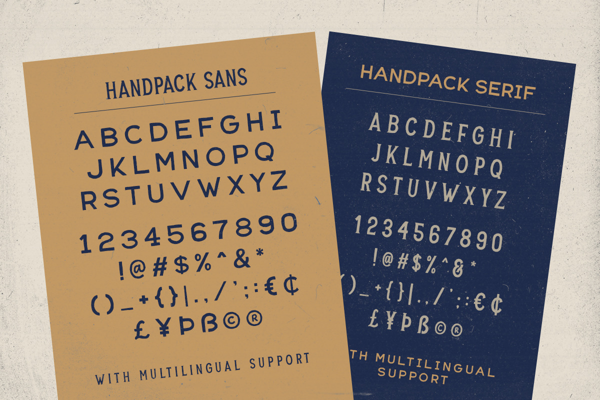 Handpack Font Collections (+EXTRA), a Sans Serif Font by Sarid Ezra (Photo 8 of 9)