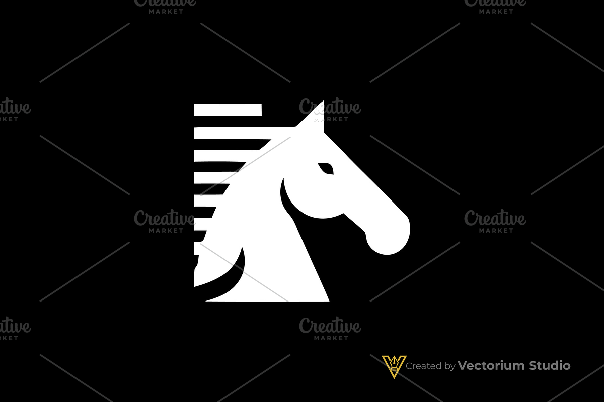 Horse Chess Logo, a Branding & Logo Template by Vectorium Studio (Photo 2 of 3)