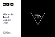 Minimalist Tribal Gaming Logo, a Branding & Logo Template by Luxury Logos (Thumbnail 1 of 4)