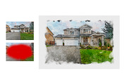 House Portrait from Photo Action, an Action Add-On by MRI STUDIO (Thumbnail 4 of 17)