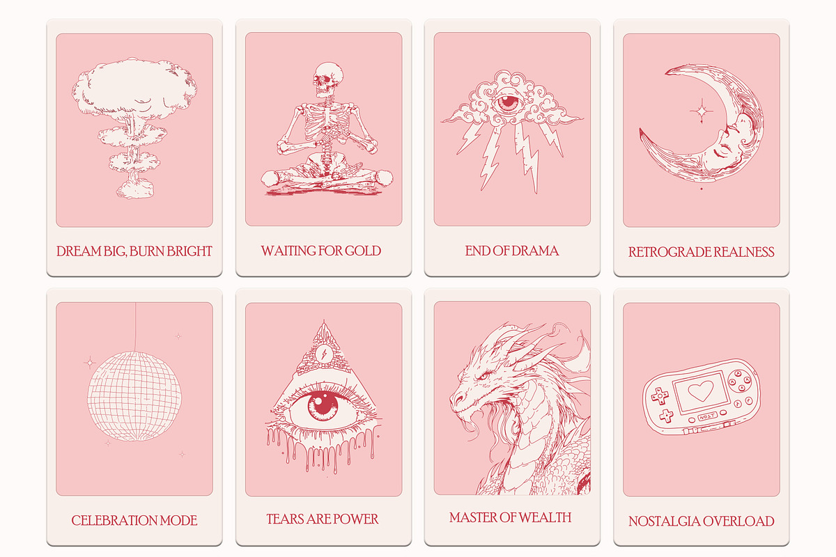 Not Tarot. Cards & Clipart, an Object Graphic by Purple (Photo 6 of 14)