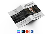 Funeral Program Template | Obituary, a Brochure Template by Designscozy (Thumbnail 2 of 8)
