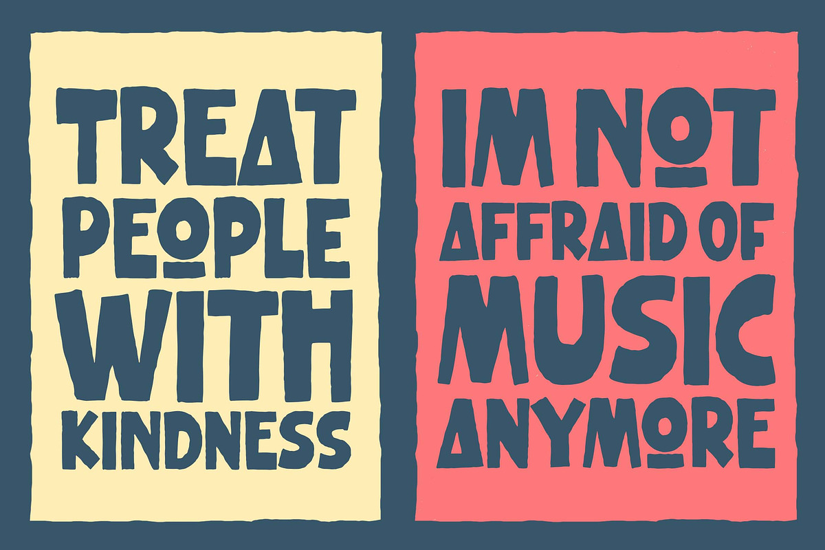 Elonic a Quirky Handmade Font, a Sans Serif Font by Blankids Studio (Photo 5 of 9)