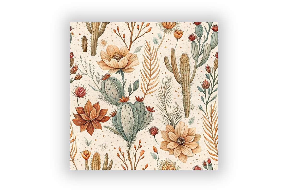Western Fall Botanical Digital Paper, a Pattern Graphic by FloridPrintables (Photo 6 of 9)