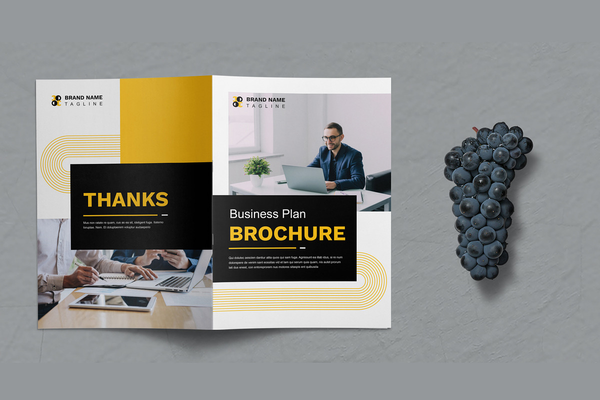 Business Plan Brochure, a Brochure Template by ContestDesign (Photo 2 of 4)