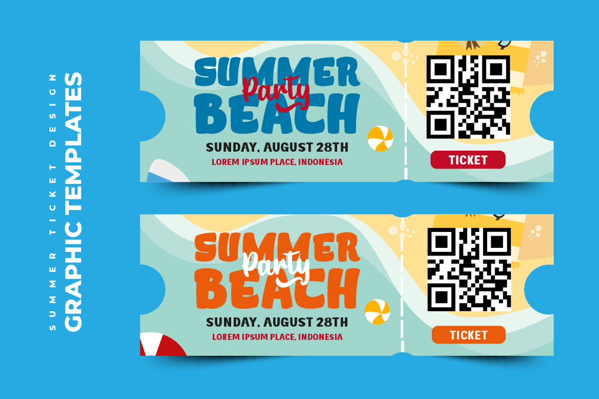 Summer Set Graphic Design V34, a Poster Template by twinstd (Photo 2 of 6)