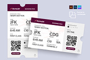 Digital Boarding Pass Template, a Stationery Template by BrandPacks (Thumbnail 5 of 5)