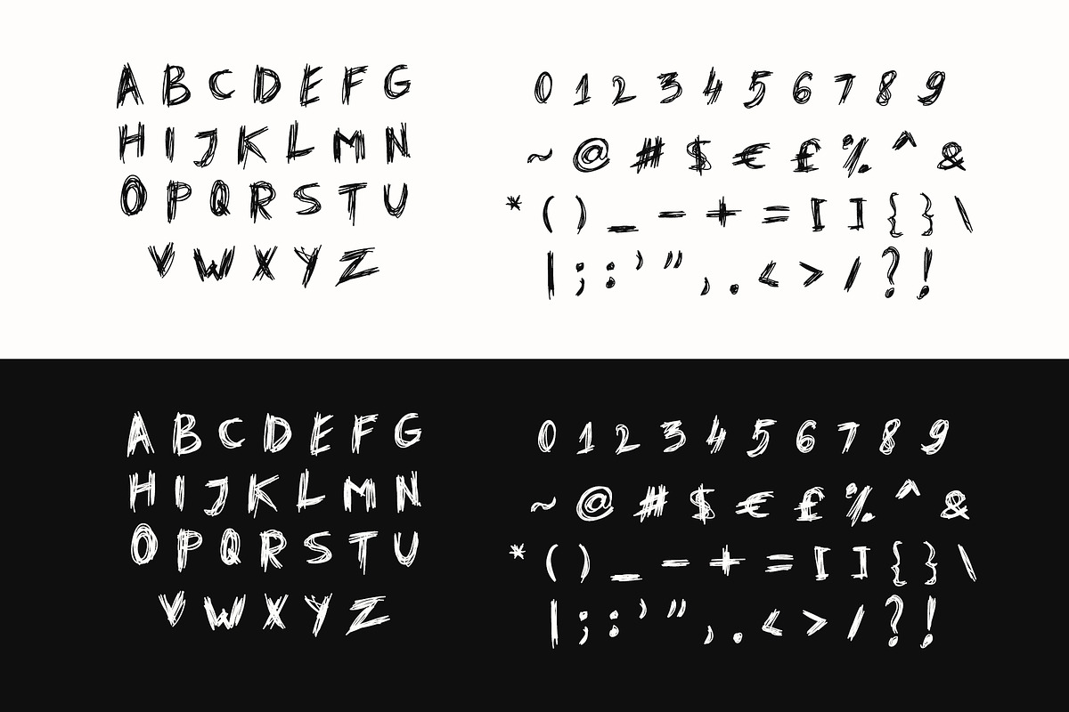 Punk trendy hand drawn font-Punkiest, a Font by CreativeFolks (Photo 6 of 7)