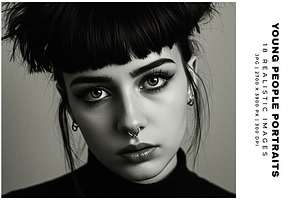 Young People Portraits, a Person Photo by Digital Art Creations