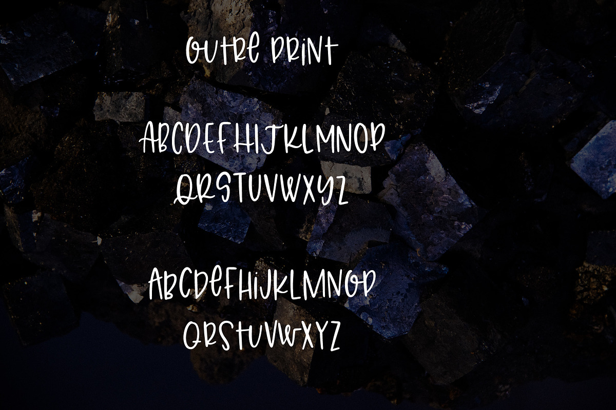 Outre - 7 Font Set preview 5