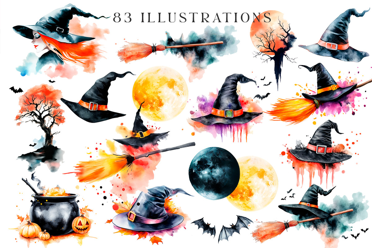 Halloween Illustrations clipart, an Object Graphic by Evgeniia (Photo 4 of 15)