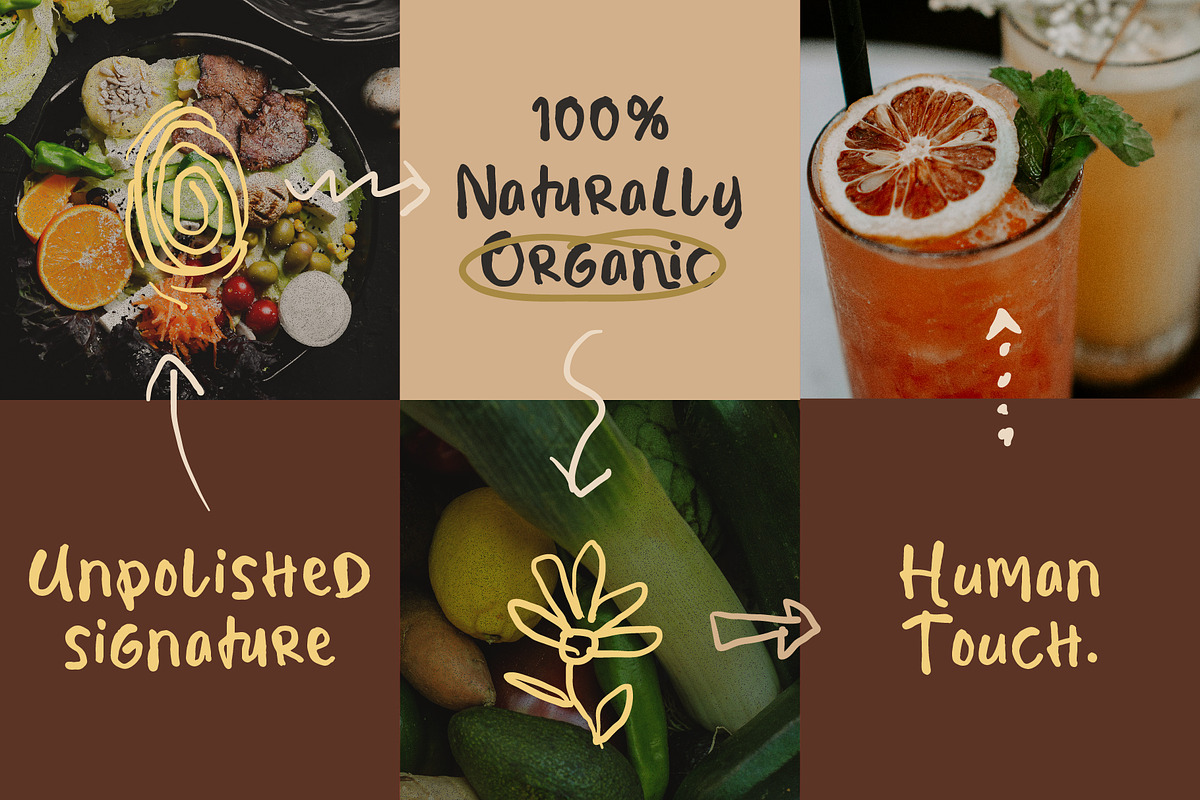 Brumello - Hand-drawn Display Font, a Handwritten Font by Inviline.co (Photo 2 of 12)