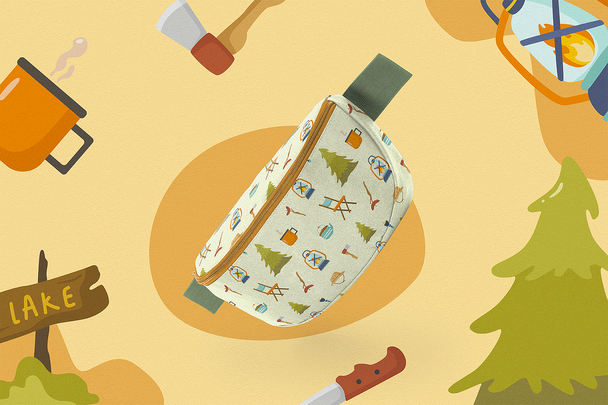 Summer Camp Vector Clipart Pack, a Decorative Illustration by Telllu & Friends (Photo 5 of 5)