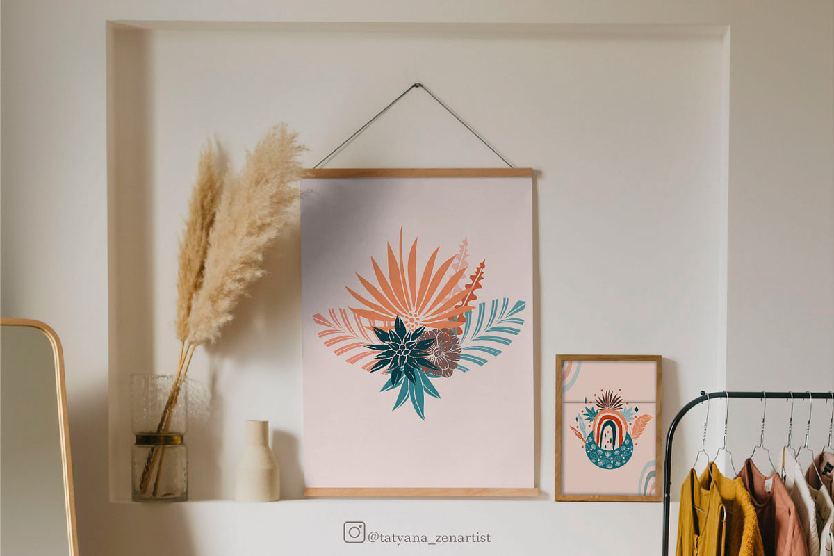 Abstract linear ethnic Boho Clipart, an Object Graphic by Tatyana_Zenartist (Photo 5 of 11)