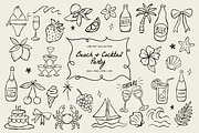 Beach & Cocktail Party, an Object Graphic by The Art Lab by Anka F. (Thumbnail 1 of 6)