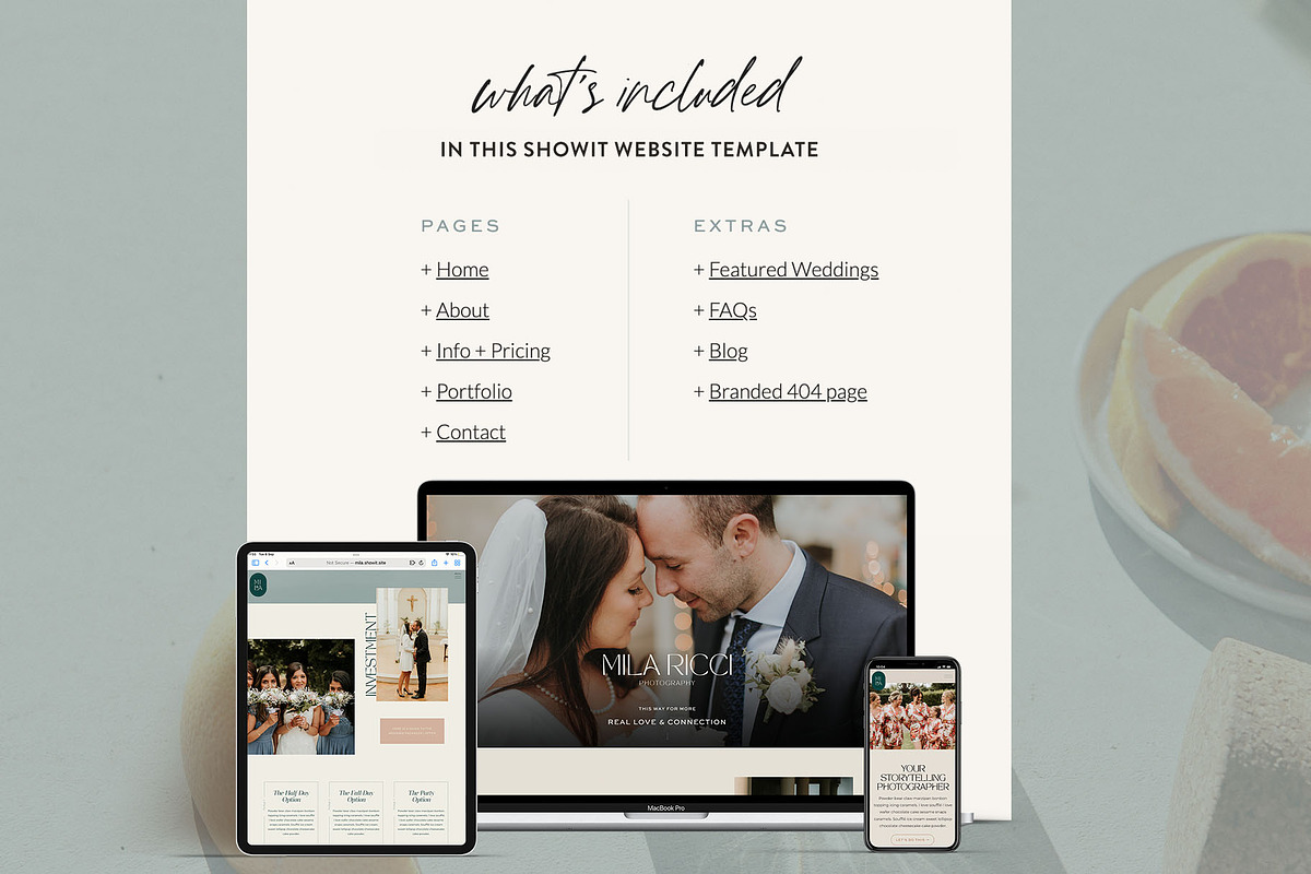 Showit Website Template | Mila, a Landing Page Template by sophieameliadesigns (Photo 5 of 5)