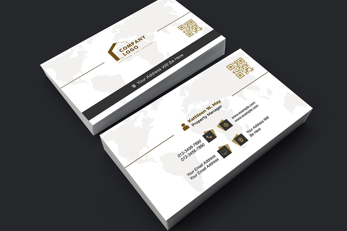 Luxe Business Card Template PSD preview 6