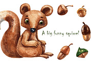 Forest Babies - Watercolor Set, an Animal Illustration by Mashamashastu (Thumbnail 4 of 10)