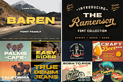 Huge Vintage Font Bundle, a Script Font by Larin Type Co. (Thumbnail 5 of 16)