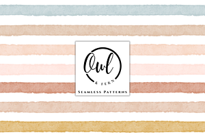 Soft Shadow Stripes Seamless Pattern