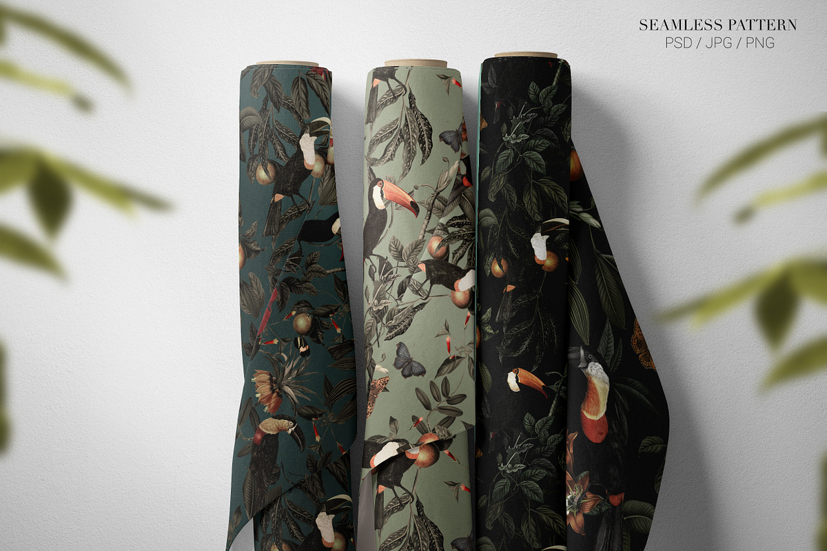 Antonio (graphic floral print), a Wallpaper Graphic by Luiz da Rolt Grathwohl (Photo 8 of 12)