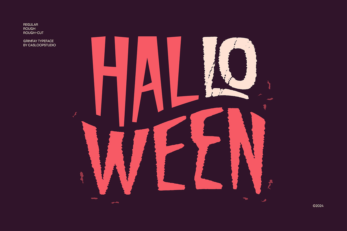 Grimfay - Horror Halloween 3 Fonts, a Sans Serif Font by Casloop Studio (Photo 5 of 9)