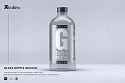 Glass Bottle Mockup, an Advertising Mockup by Xtrahive (Thumbnail 1 of 2)