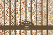 Set of 10 seampless pattern Baroque, a Pattern Graphic by NataLito (Thumbnail 1 of 6)