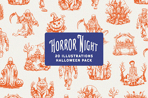 Horror Night - Illustrations