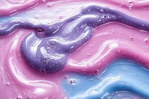 Colorful abstract patterns created w, a Photo by Tanuart