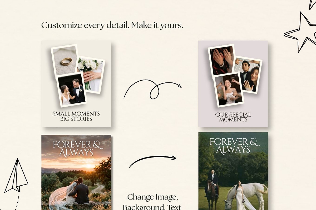 Luxury Wedding Instagram Templates, a Social Media Template by Arslan (Photo 9 of 10)