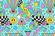 6 ultra-detailed trippy patterns, a Pattern Graphic by Slavko Kahovsky (Thumbnail 6 of 7)