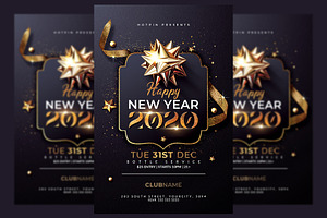 New Year Invitation Flyer