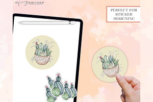 Procreate Cacti And Succulent Set