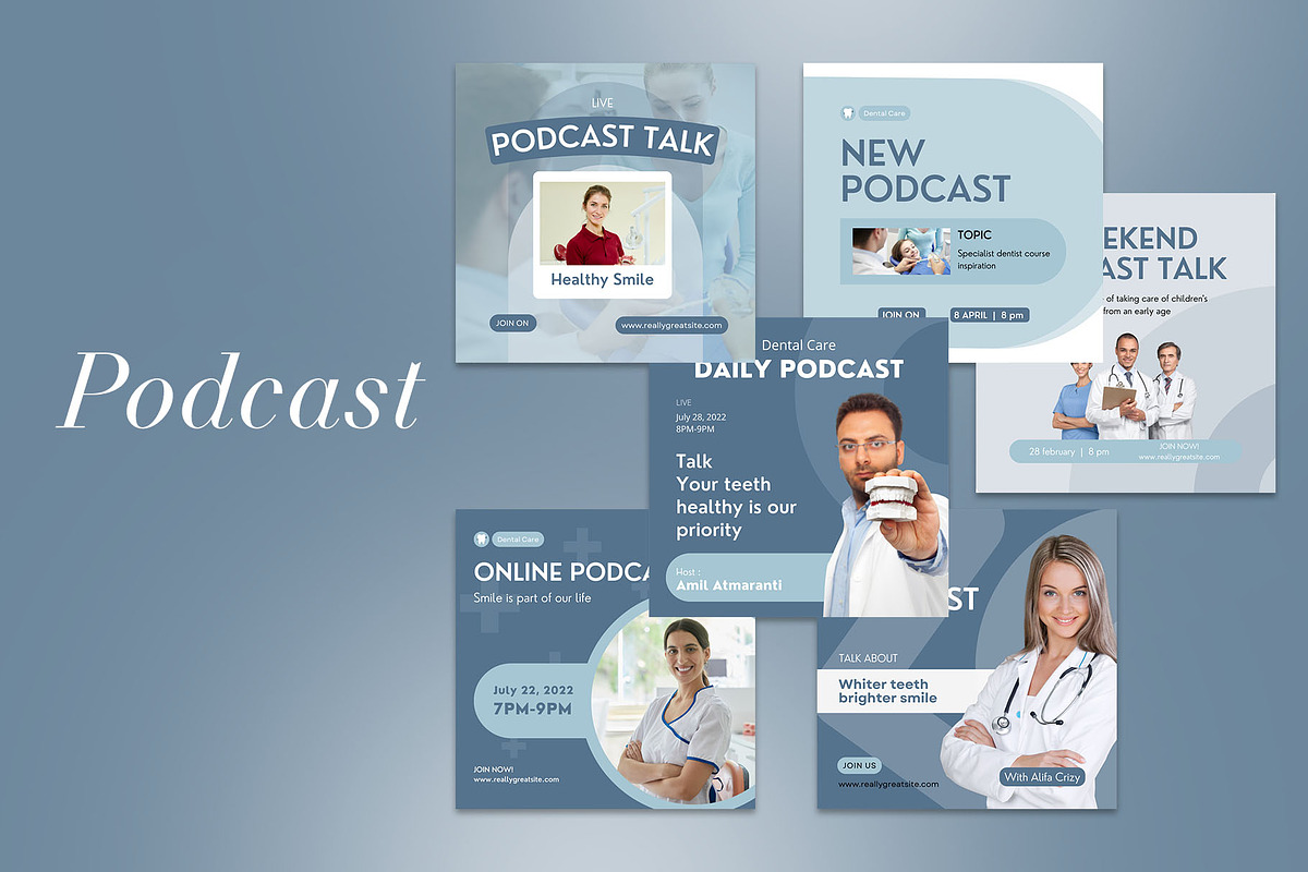 Dentist Instagram Template| CANVA preview 7