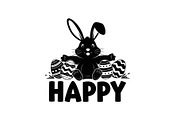 Happy Easter Bunny Vector Bundle, an Illustration by jahid234 (Thumbnail 12 of 51)
