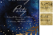 X-mas invitation and greeting card, an Invitation Template by holaholga (Thumbnail 2 of 3)