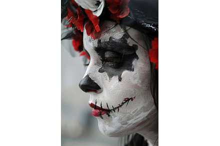 young person dressed for Halloween, a Beauty & Fashion Photo by Lermont51