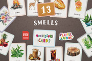 Smells Montessori Flash Cards, an Education Illustration by Pix Cafe (Thumbnail 1 of 10)