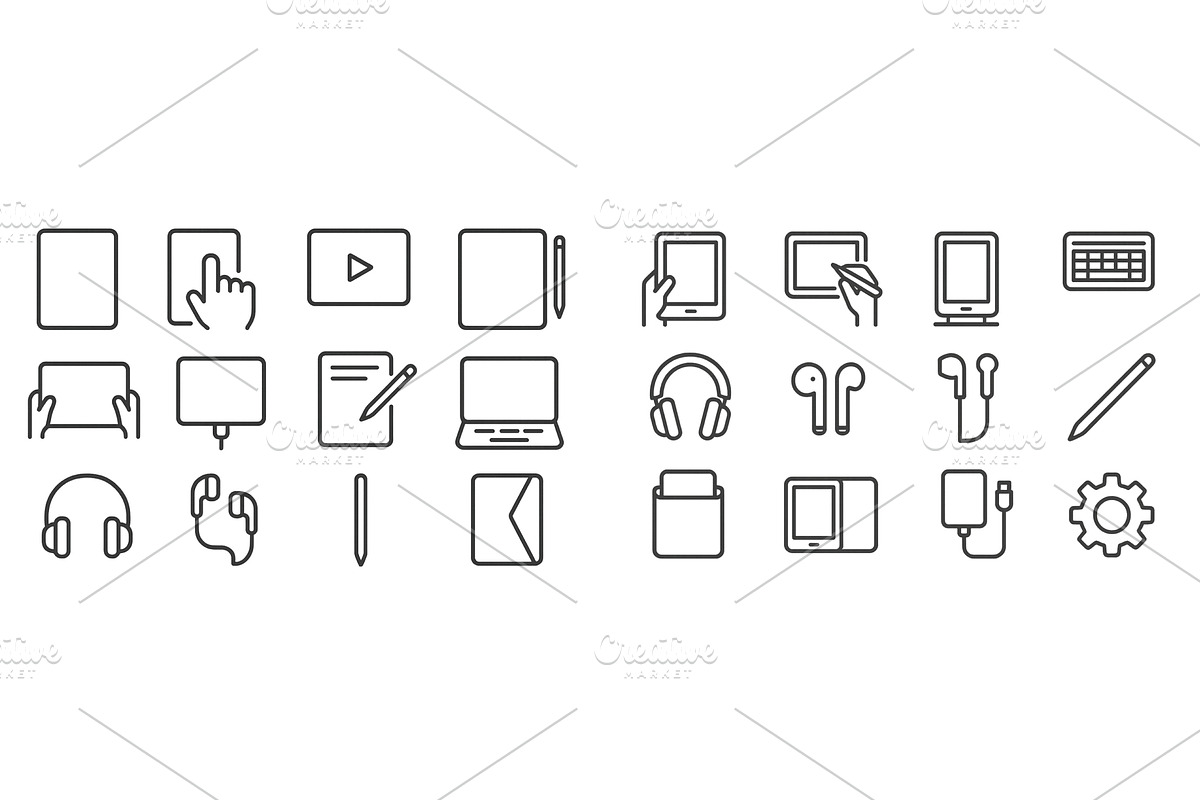 Digital devices and accessories in, an Object Illustration by ZinetroN