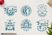 Christmas Holiday Overlays Part 4, a Branding & Logo Template by sivVector (Thumbnail 3 of 6)