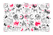 Halloween unicorns, an Animal Illustration by OlgaSoi007 (Thumbnail 3 of 6)
