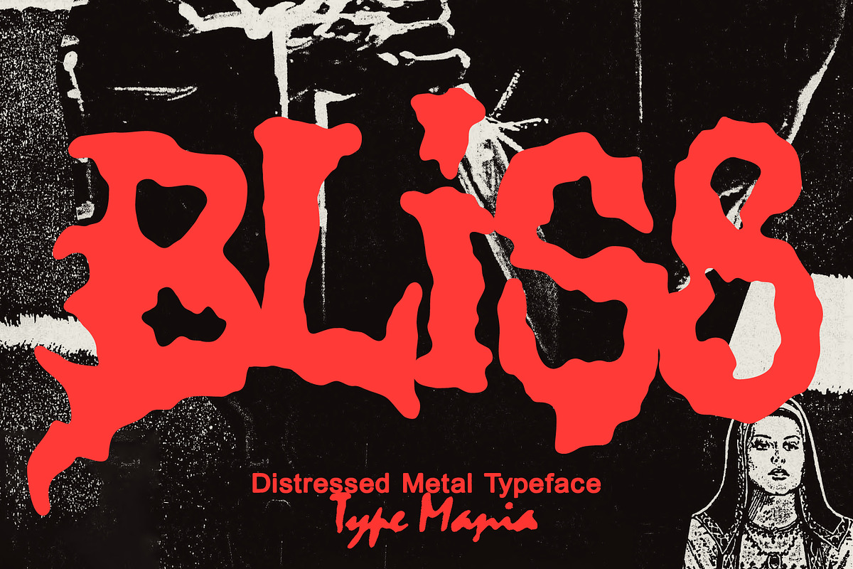 Bliss TM – DIY Vibes Font, a Font by Type Mania (Photo 1 of 10)