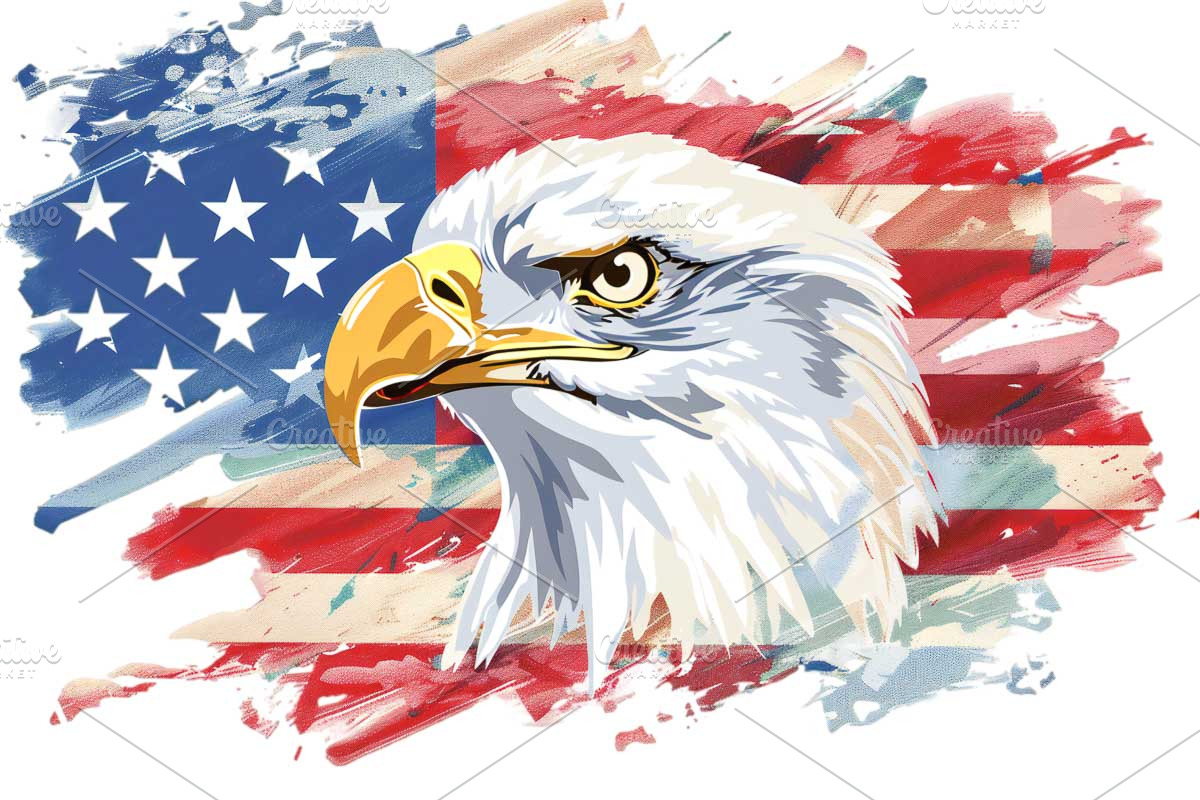 Eagle Patriotic 4th of July PNG, a Graphic by VetalStock (Photo 4 of 6)