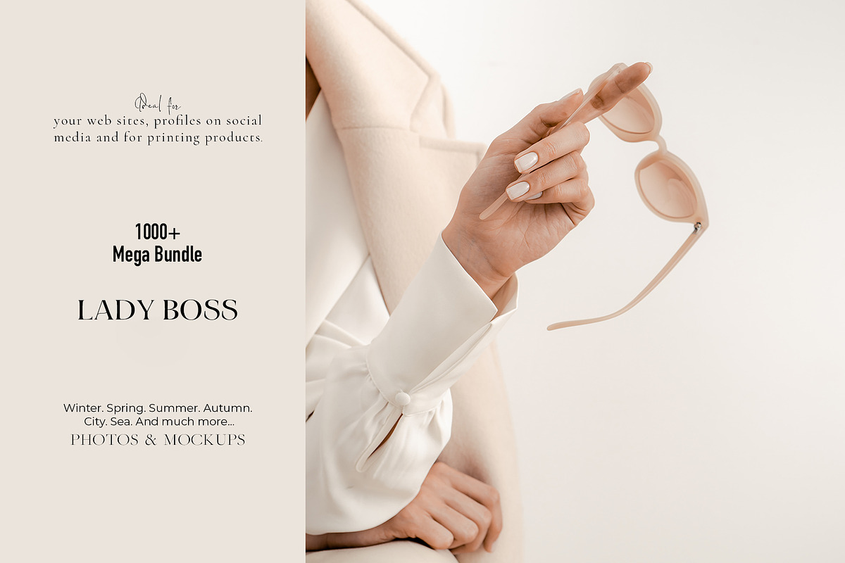 LADY BOSS. MEGA BUNDLE!, a Social Media Template by OntheMoon (Photo 1 of 16)