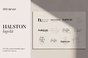 Halston Canva Modern Logo Kit, a Branding & Logo Template by Forth and Wild (Thumbnail 1 of 11)